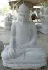 Product image 2 of the product “Seated Buddha made of Riverstone in Bhumisparsha - gesture of touching the earth. 117 cm height. ”